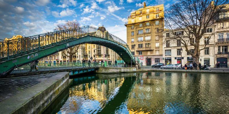 Charming Bright Sunny Studio Near Canal St Martin Parigi Esterno foto